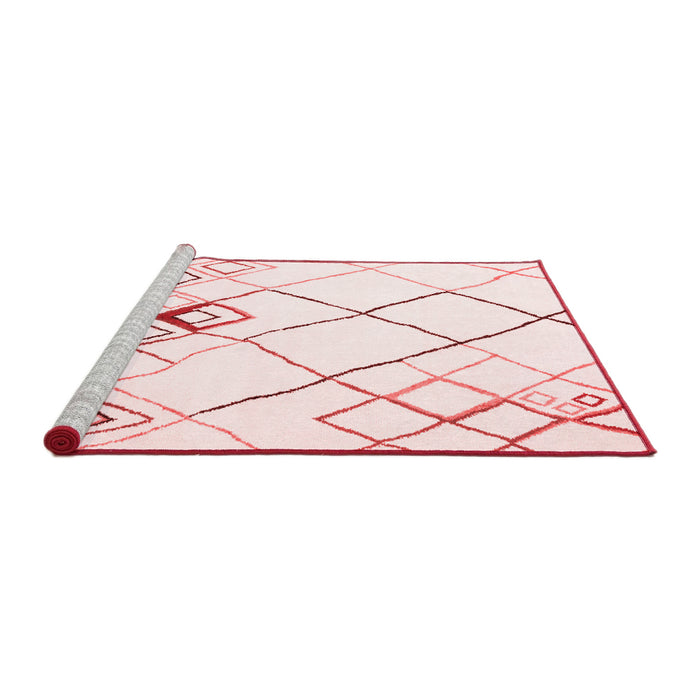 Modern Red Washable Rugs