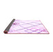 Sideview of Solid Purple Modern Rug, con2733pur