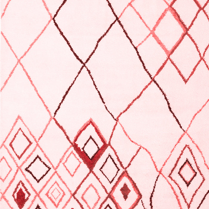 Solid Red Modern Area Rugs