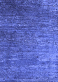 Abstract Blue Contemporary Rug, con2734blu