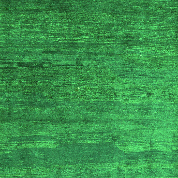 Serging Thickness of Machine Washable Abstract Green Contemporary Area Rugs, wshcon2734grn