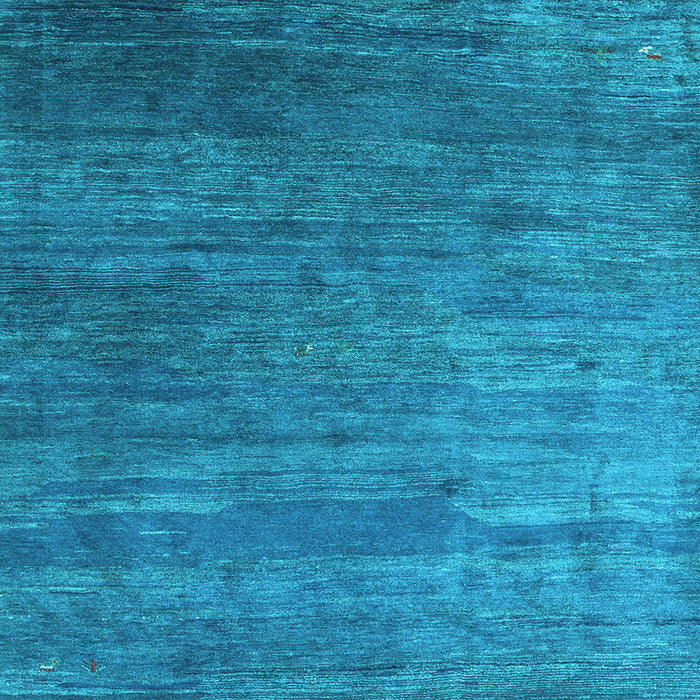 Square Machine Washable Abstract Light Blue Contemporary Rug, wshcon2734lblu