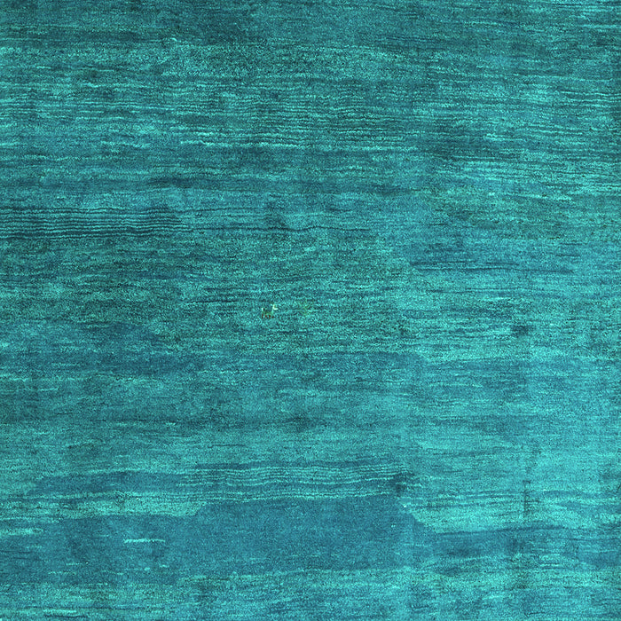 Machine Washable Abstract Turquoise Contemporary Area Rugs, wshcon2734turq