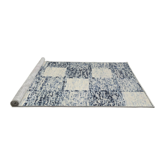 Serging Thickness of Machine Washable Contemporary Gainsboro Gray Rug, wshcon2735