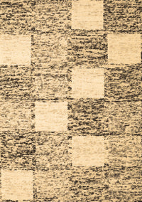 Checkered Brown Modern Rug, con2735brn