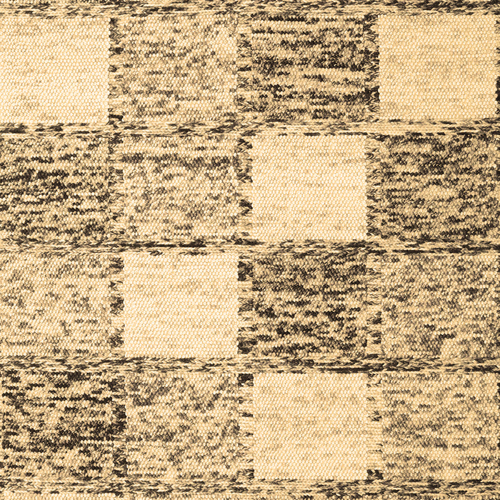 Checkered Brown Modern Rug, con2735brn