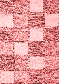 Checkered Red Modern Rug, con2735red