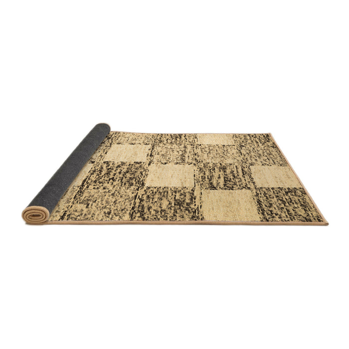 Sideview of Checkered Brown Modern Rug, con2735brn