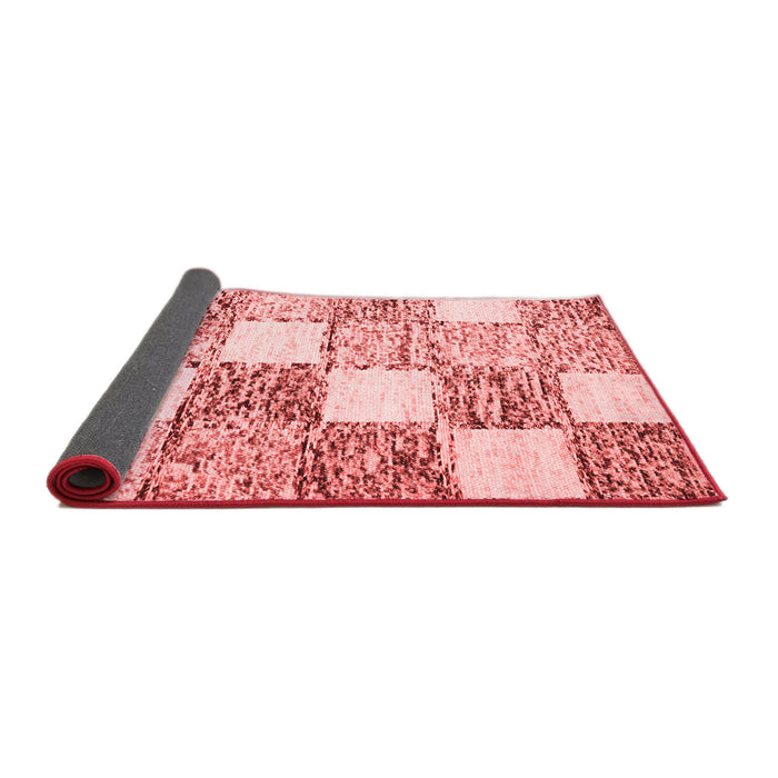 Checkered Red Modern Area Rugs