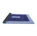 Sideview of Abstract Blue Contemporary Rug, con2736blu