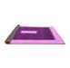 Sideview of Abstract Pink Contemporary Rug, con2736pnk