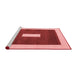 Contemporary Red Washable Rugs