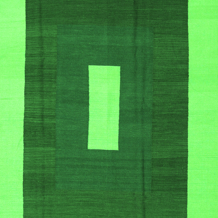 Abstract Green Contemporary Rug, con2736grn