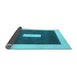 Sideview of Abstract Light Blue Contemporary Rug, con2736lblu