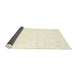 Thickness of Contemporary Beige Solid Rug, con2737