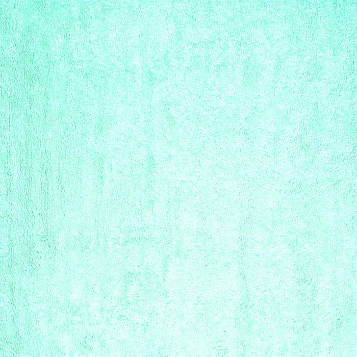 Square Solid Turquoise Modern Rug, con2737turq