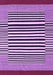 Machine Washable Abstract Purple Contemporary Area Rugs, wshcon2738pur