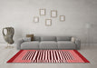 Contemporary Red Washable Rugs