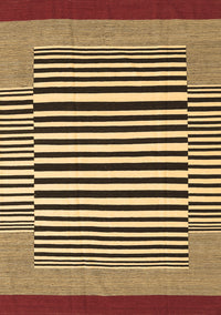 Abstract Brown Contemporary Rug, con2738brn