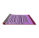 Sideview of Abstract Purple Contemporary Rug, con2738pur