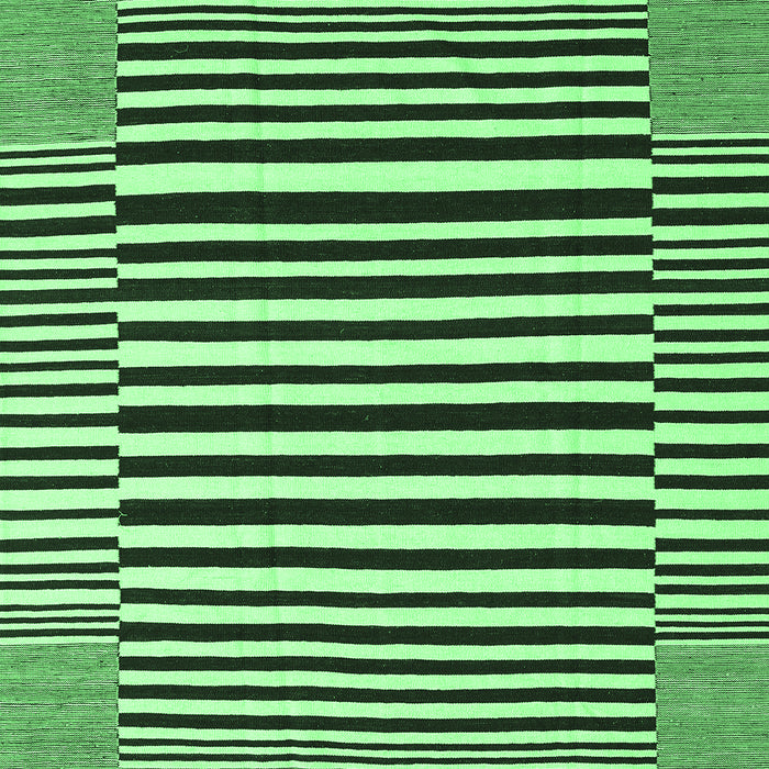 Abstract Emerald Green Contemporary Rug, con2738emgrn