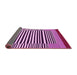 Sideview of Abstract Pink Contemporary Rug, con2738pnk