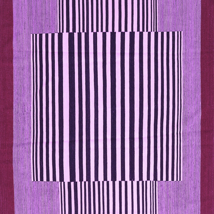 Square Machine Washable Abstract Purple Contemporary Area Rugs, wshcon2738pur