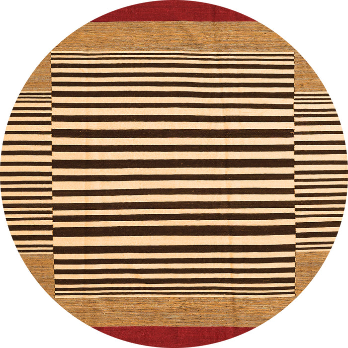 Machine Washable Abstract Orange Contemporary Area Rugs, wshcon2738org