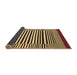 Sideview of Abstract Brown Contemporary Rug, con2738brn