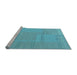 Sideview of Machine Washable Abstract Light Blue Contemporary Rug, wshcon2739lblu