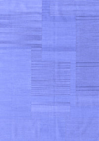 Abstract Blue Contemporary Rug, con2739blu