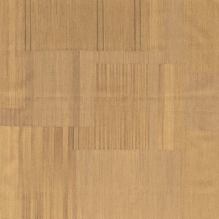 Square Abstract Brown Contemporary Rug, con2739brn