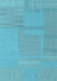 Machine Washable Abstract Light Blue Contemporary Rug, wshcon2739lblu