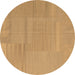 Round Machine Washable Abstract Brown Contemporary Rug, wshcon2739brn