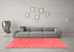 Contemporary Red Washable Rugs