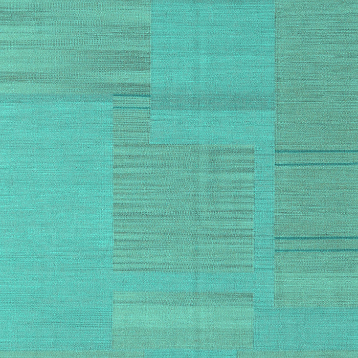Abstract Turquoise Contemporary Rug, con2739turq