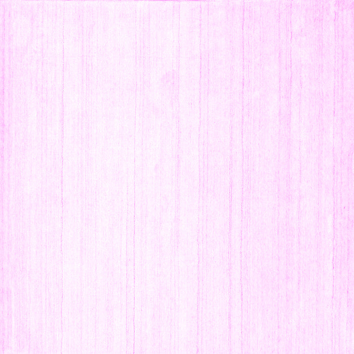 Square Solid Pink Modern Rug, con273pnk