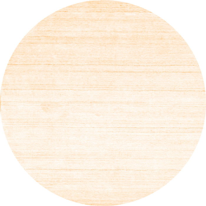 Square Solid Orange Modern Rug, con273org