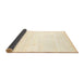 Sideview of Solid Brown Modern Rug, con273brn