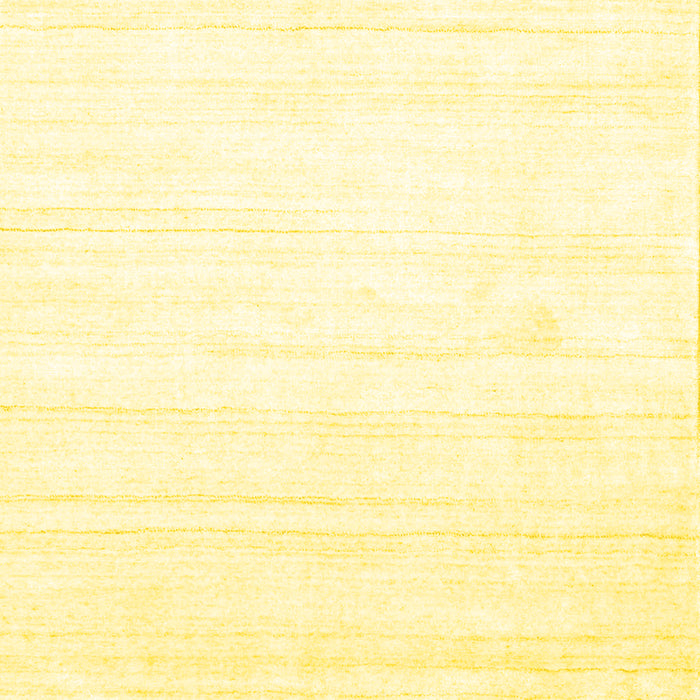 Machine Washable Solid Yellow Modern Rug, wshcon273yw