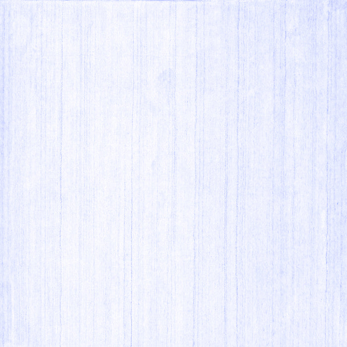 Square Solid Blue Modern Rug, con273blu