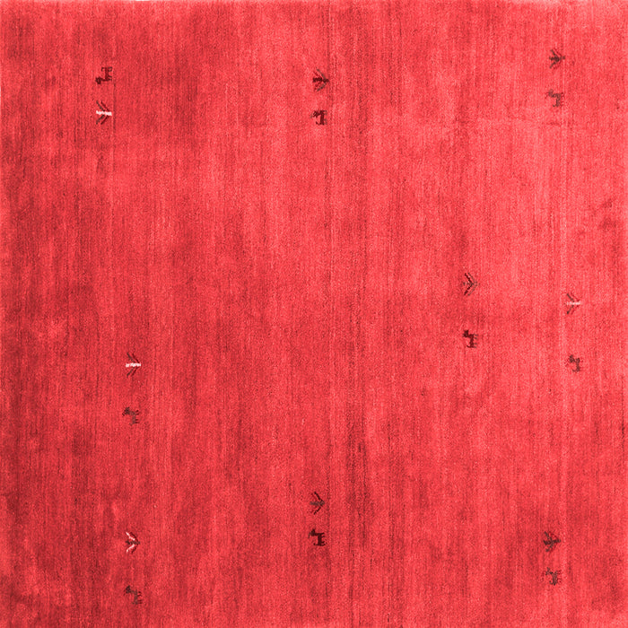 Machine Washable Abstract Red Contemporary Rug, wshcon2740red