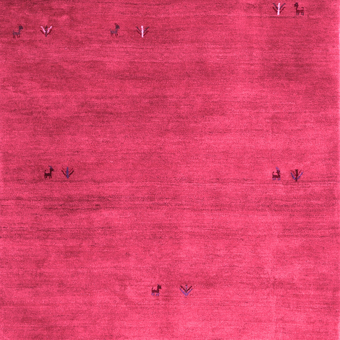 Machine Washable Abstract Pink Contemporary Rug, wshcon2740pnk