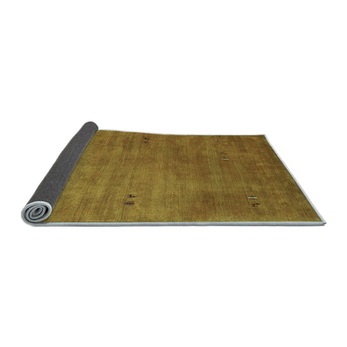 Sideview of Abstract Light Blue Contemporary Rug, con2740lblu