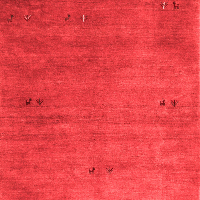 Machine Washable Abstract Red Contemporary Rug, wshcon2740red
