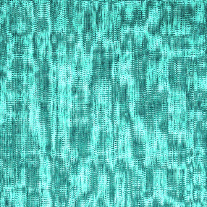 Square Machine Washable Abstract Turquoise Contemporary Area Rugs, wshcon2741turq