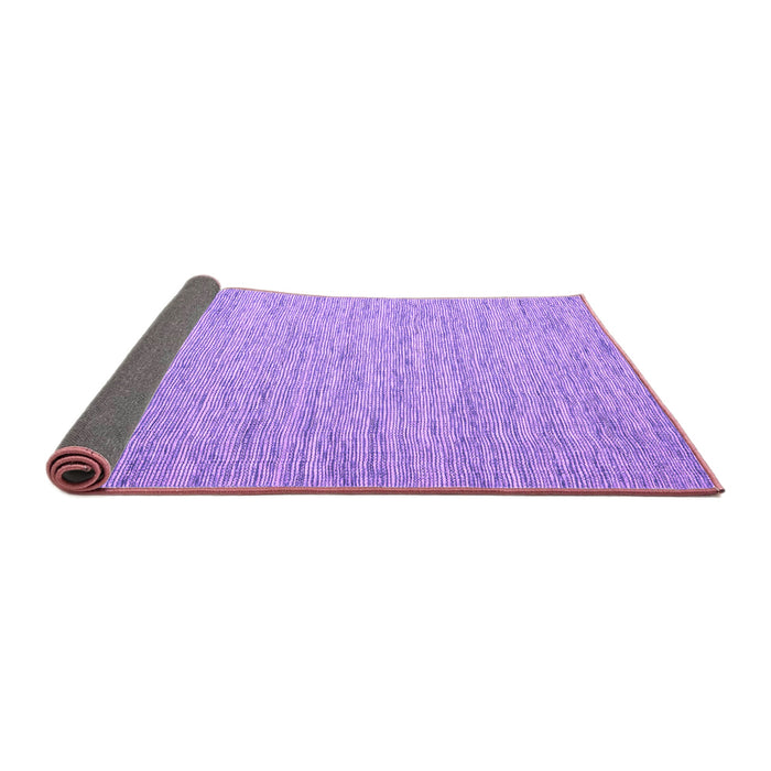 Sideview of Abstract Purple Contemporary Rug, con2741pur