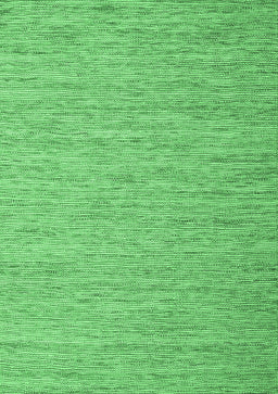 Abstract Emerald Green Contemporary Rug, con2741emgrn