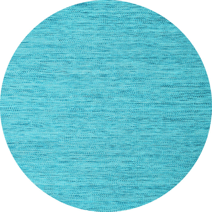 Round Machine Washable Abstract Light Blue Contemporary Rug, wshcon2741lblu