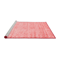 Contemporary Red Washable Rugs